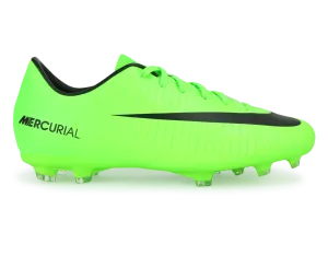 Nike Kids Mercurial Victory VI FG Electric Green/Black/Flash Lime
