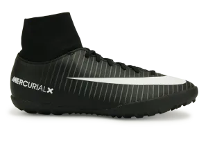 Nike Kids MercurialX Victory VI Dynamic Fit Turf Soccer Shoes Black/White/Dark Grey