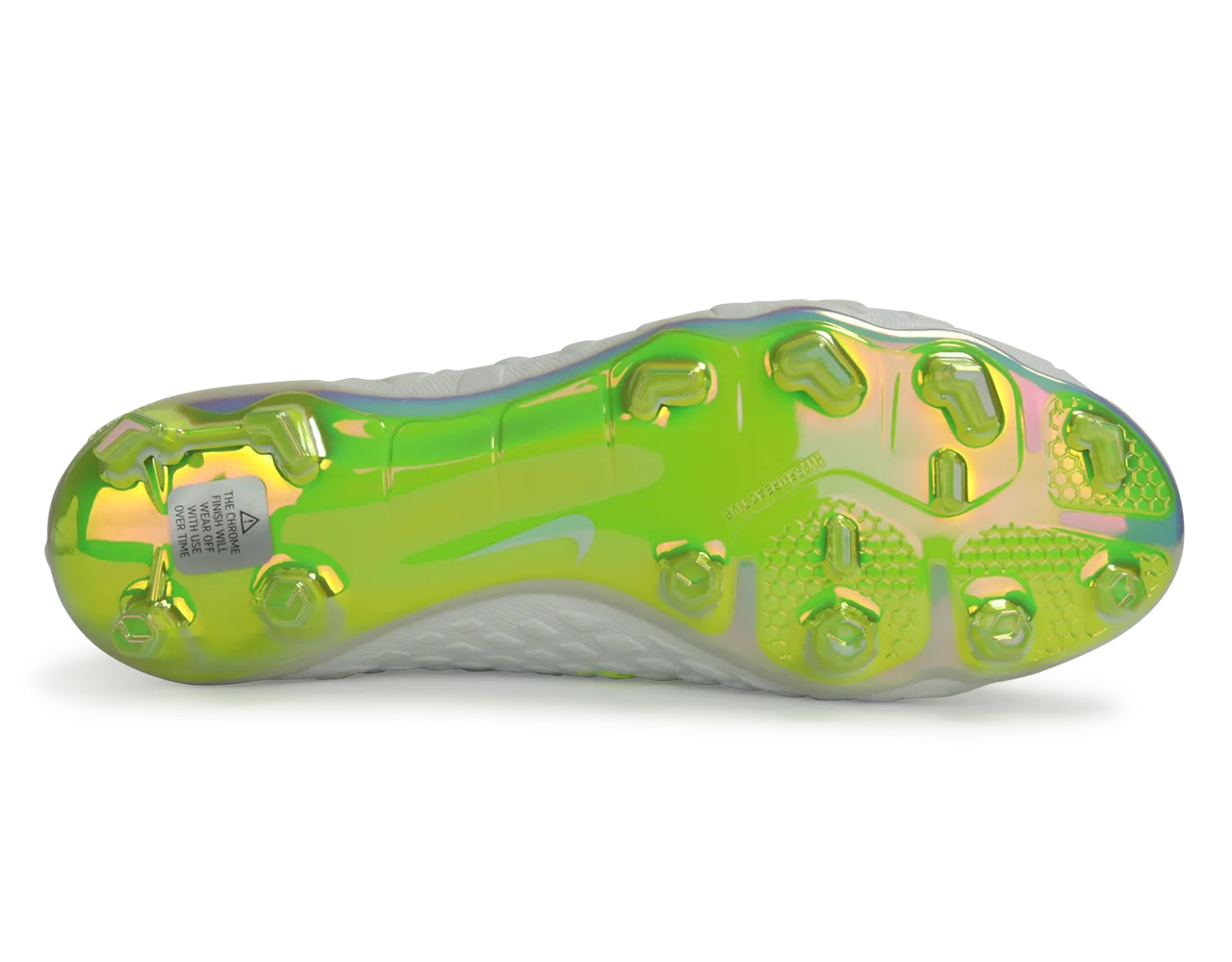 Nike Men's Hypervenom 3 Elite DF FG White/Metallic Cool Grey/Volt