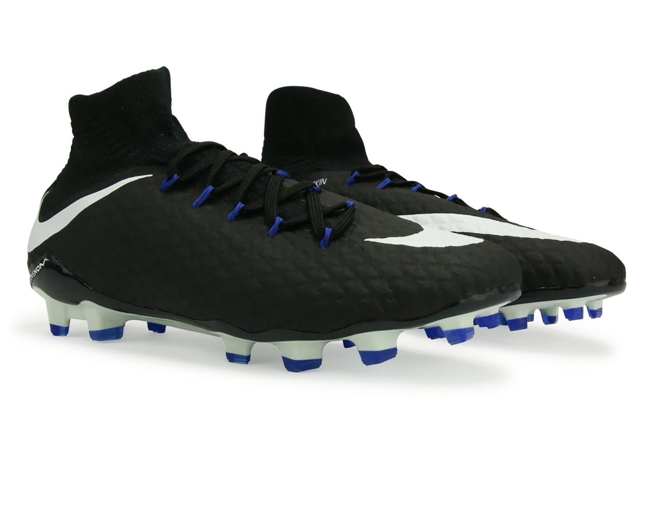 Nike Men's Hypervenom Phatal III Dynamic Fit FG Black/White/Game Royal