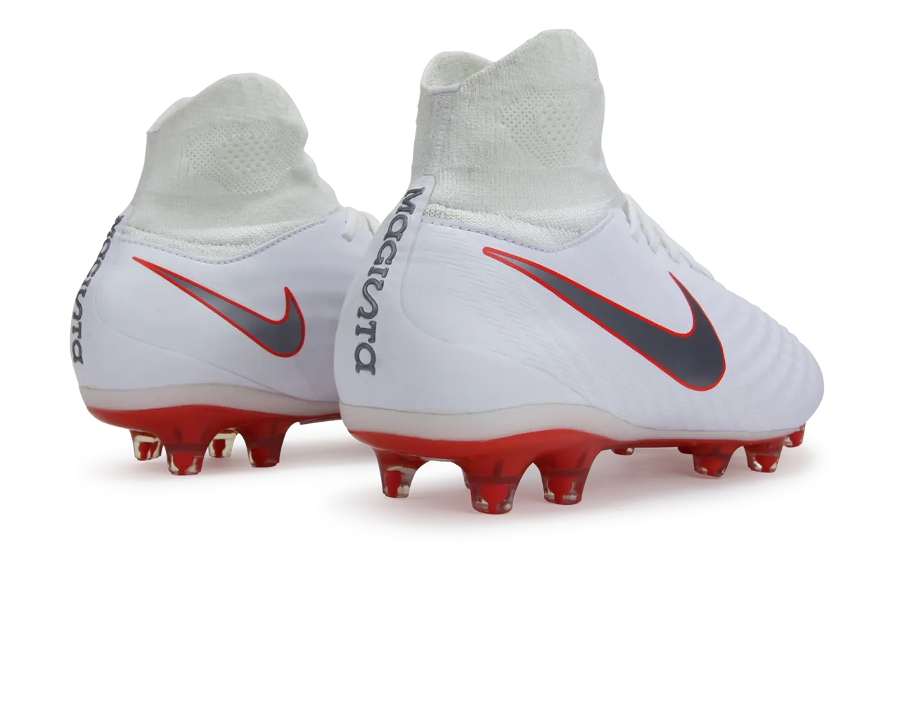Nike Men's Magista Obra 2 Pro DF FG Dark White/Metallic Cool Grey/Light Crimson