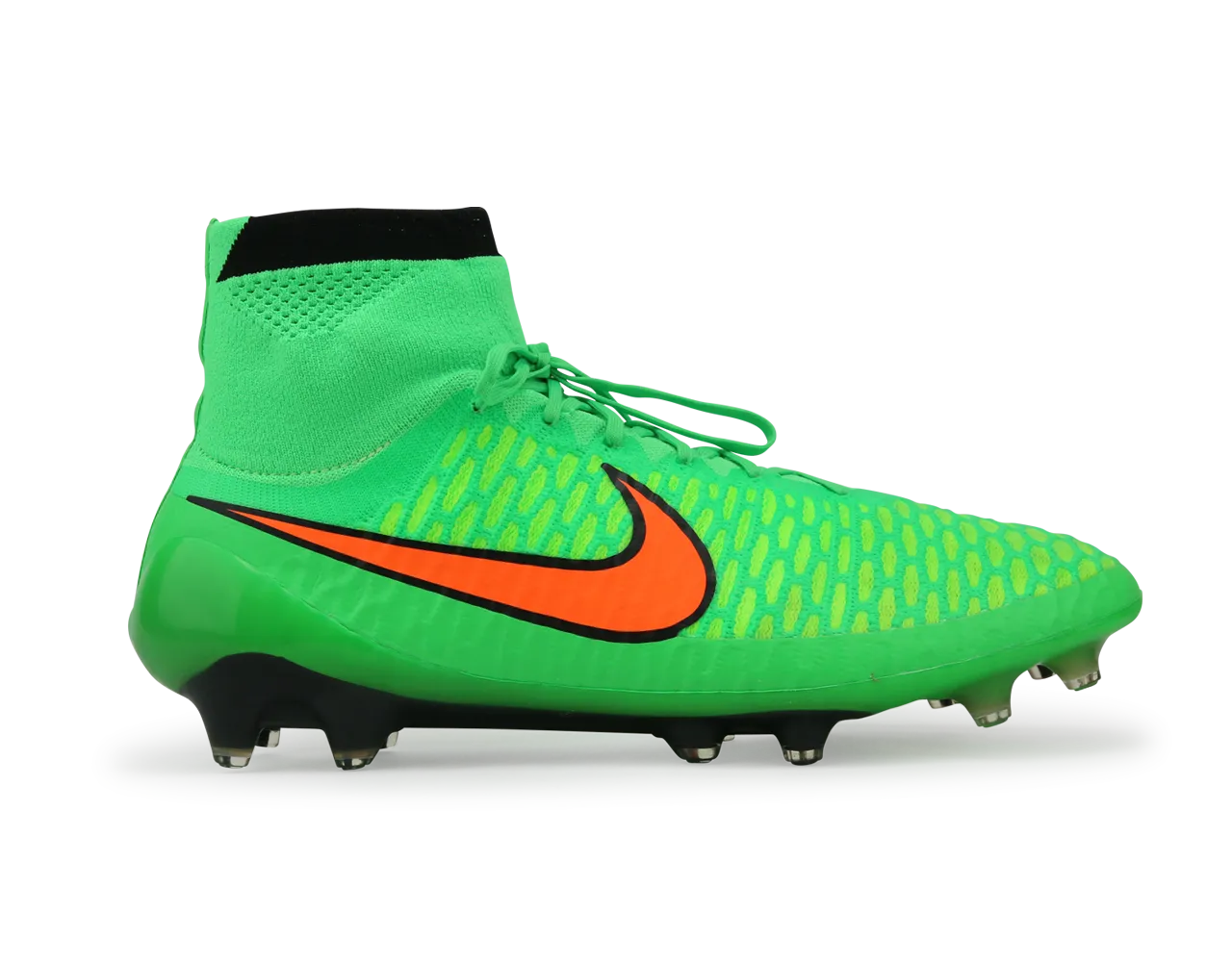Nike Men's Magista Obra FG Posion Green/Total Orange/Flash Lime