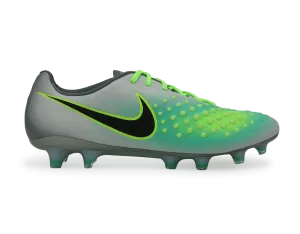 Nike Men's Magista Opus II FG Pure Platinum/Black/Ghost Green