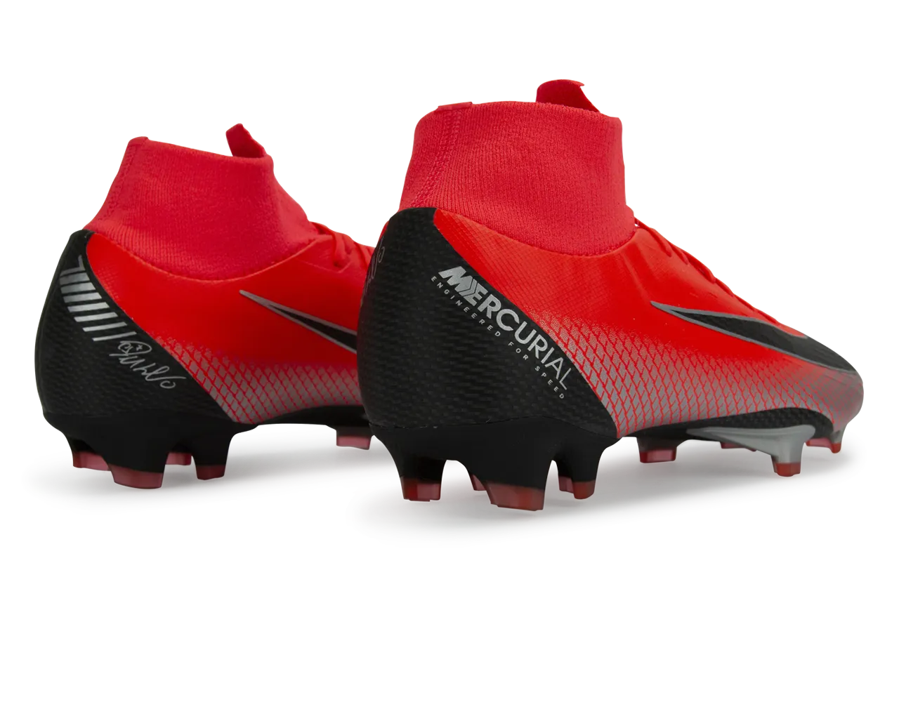 Nike Men's Mercurial CR7 Superfly 6 Pro FG Bright Crimson/Black