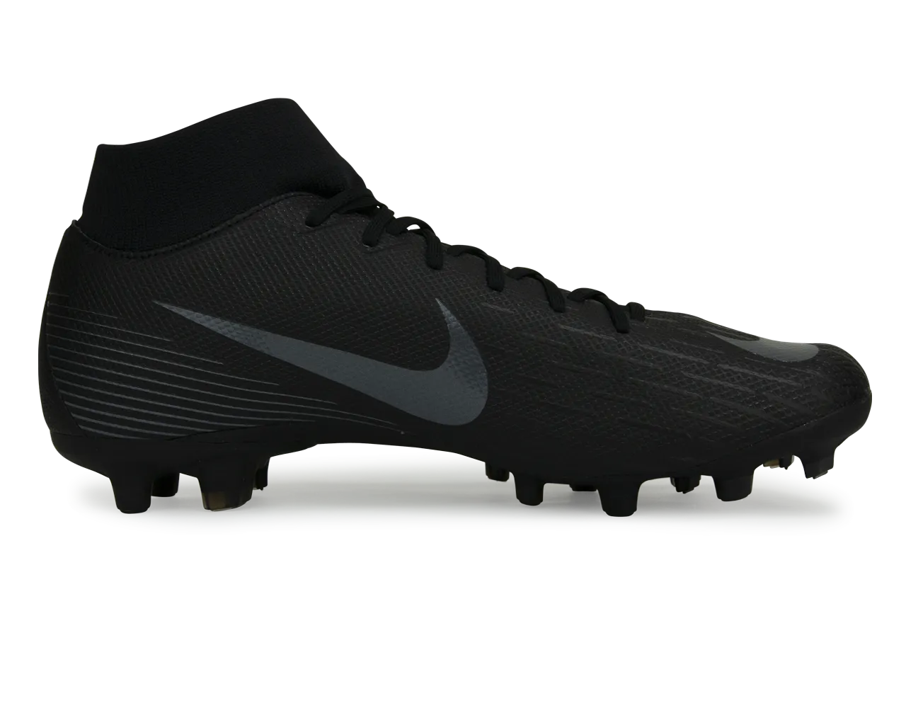 Nike Men's Mercurial Superfly 6 Academy FG/MG Black/Black