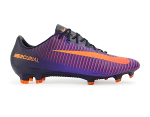 Nike Men's Mercurial Vapor XI FG Purple Dynasty/Bright Citrus/Hyper Grape