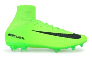 Nike Men's Mercurial Veloce III Dynamic Fit FG Electric Green/Black/Flash Lime