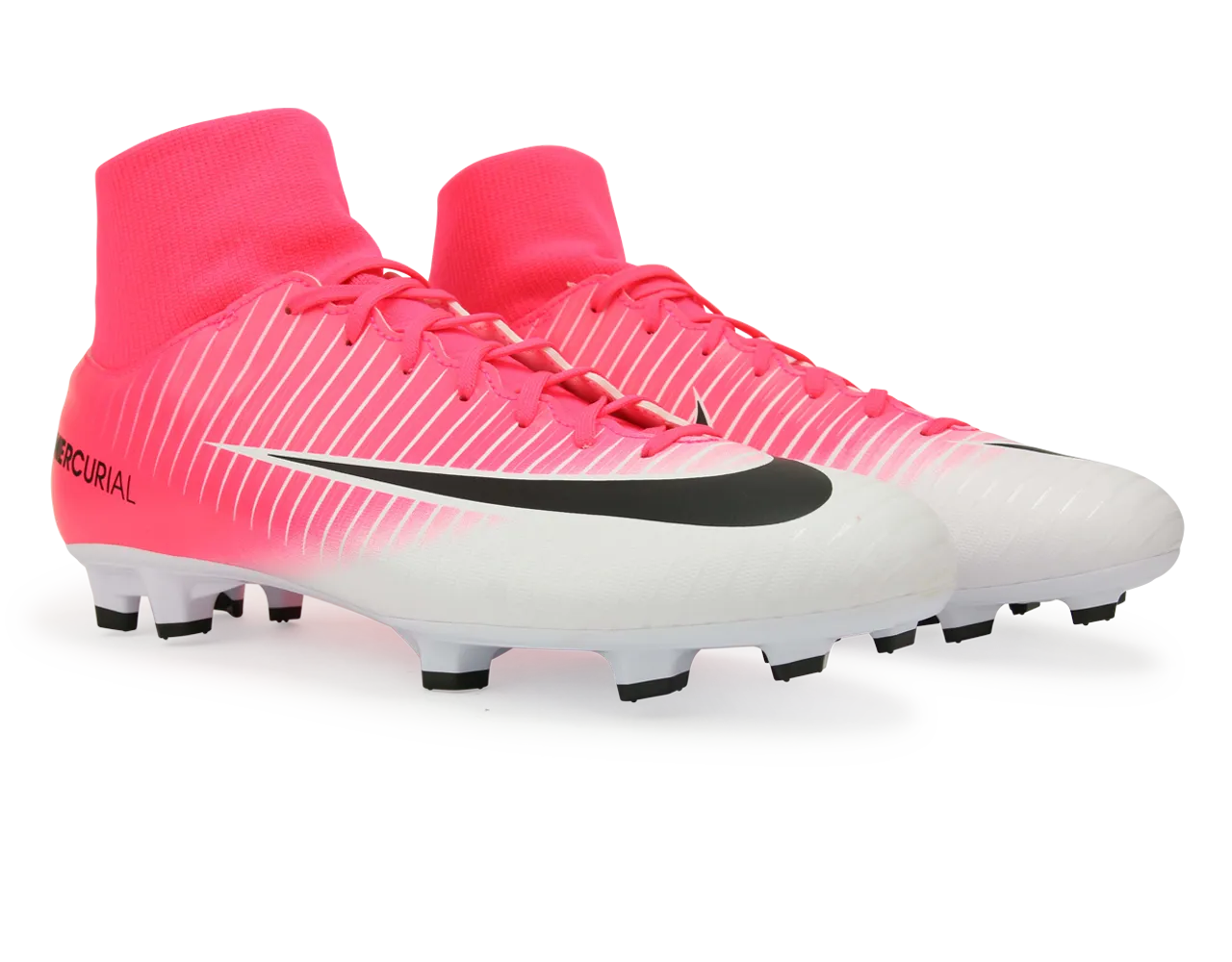 Nike Men's Mercurial Victory VI Dynamic Fit FG Racer Pink/Black/White