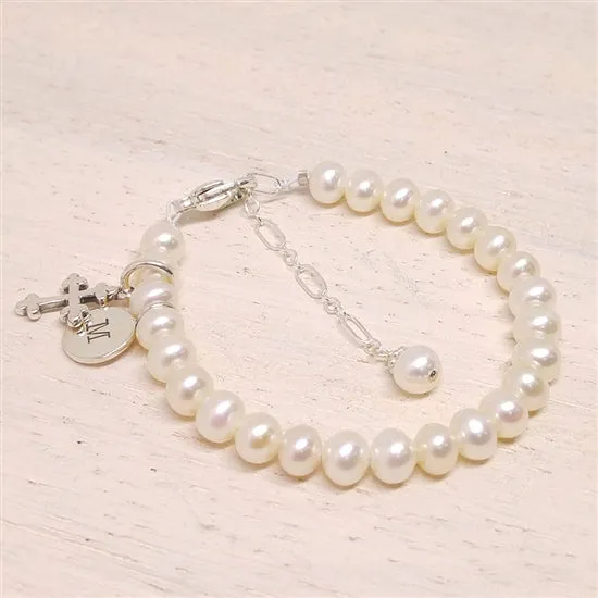 Personalized Baby Baptism Bracelet