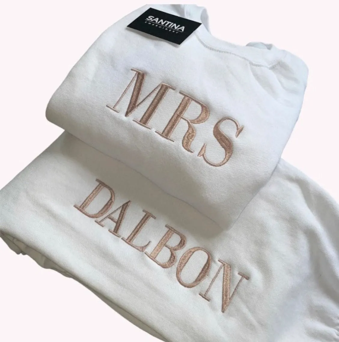 Personalized Bride and Wifey Embroidered Tracksuit