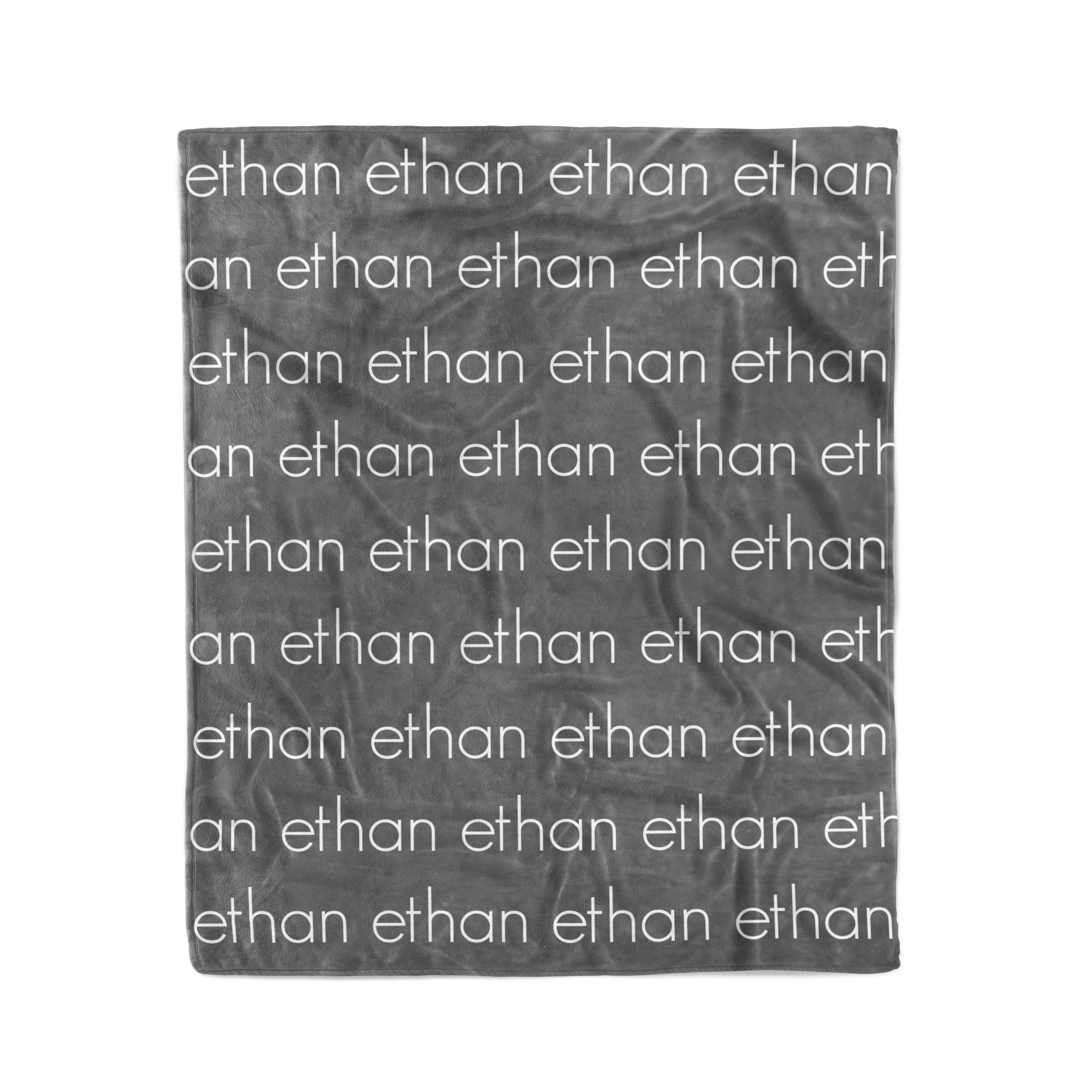 PERSONALIZED PET NAME BLANKET - LIGHT (ALL COLOR OPTIONS)