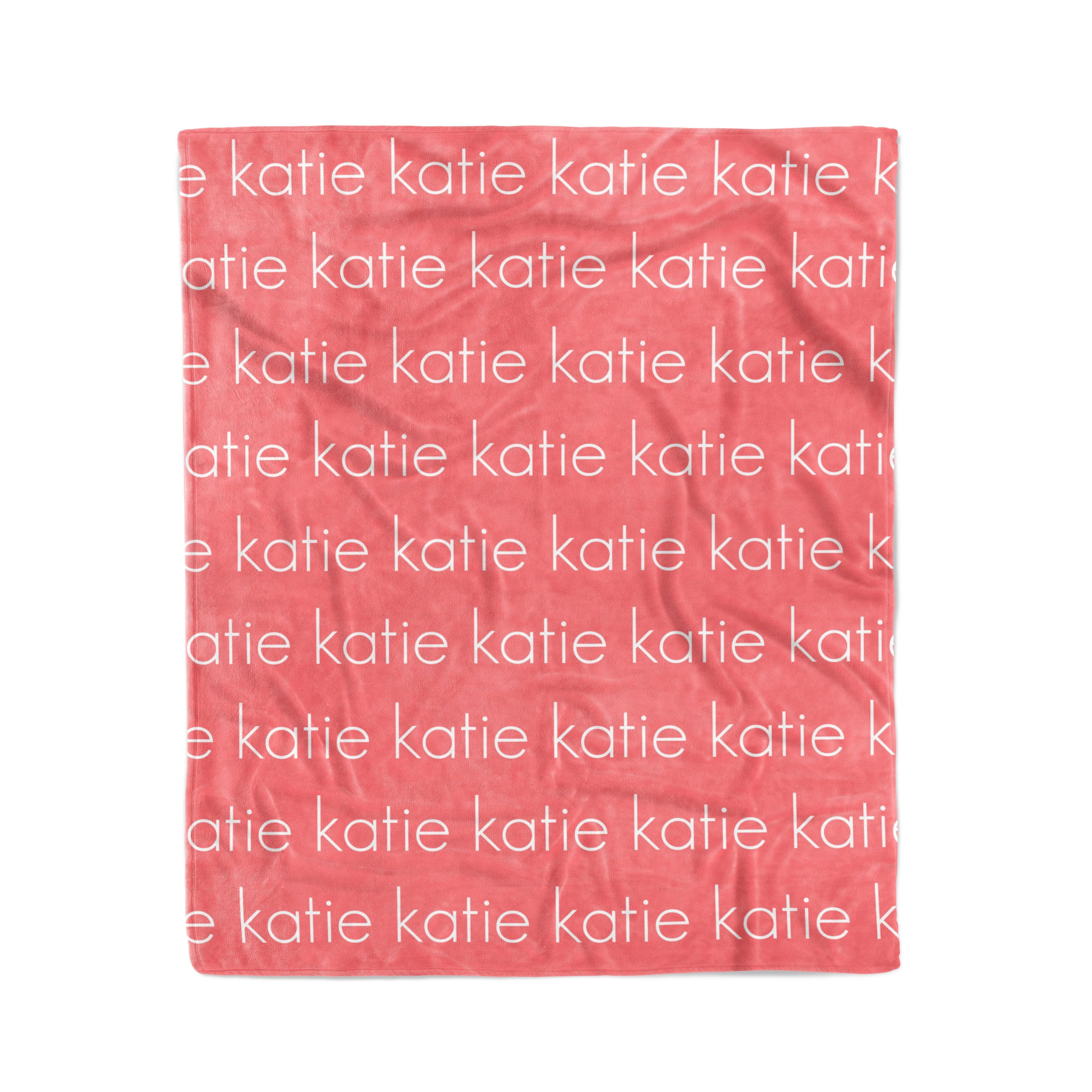 PERSONALIZED PET NAME BLANKET - LIGHT (ALL COLOR OPTIONS)