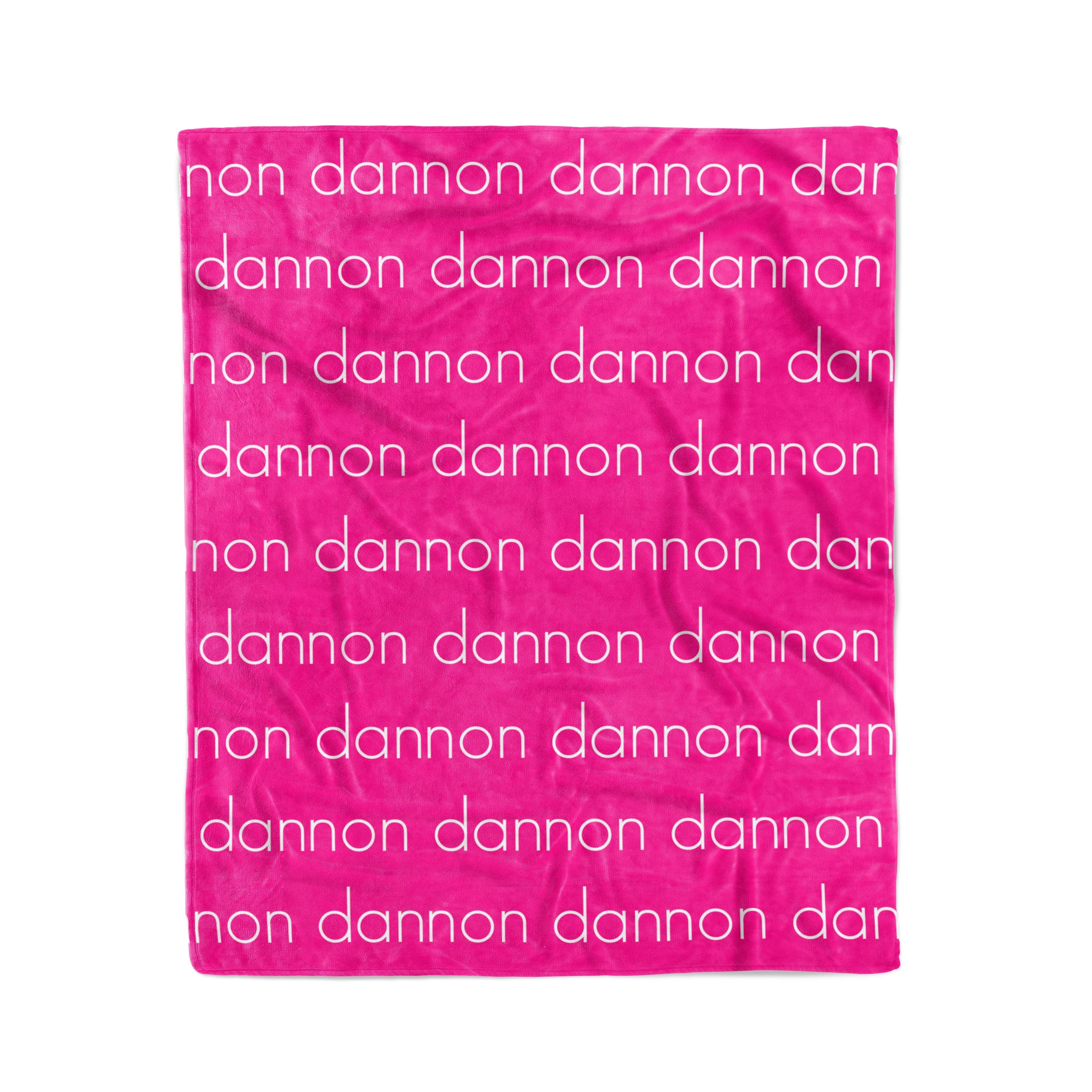 PERSONALIZED PET NAME BLANKET - LIGHT (ALL COLOR OPTIONS)