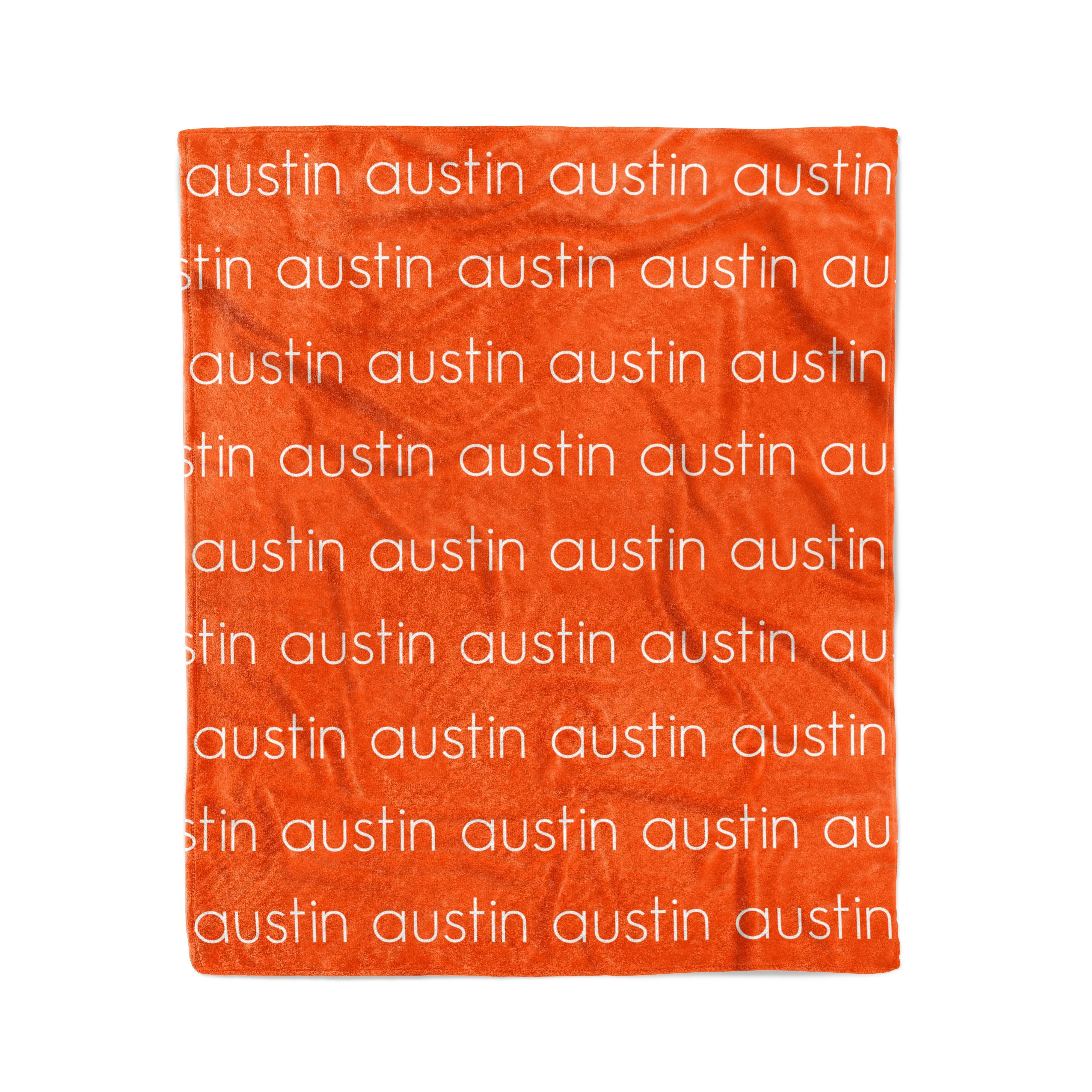 PERSONALIZED PET NAME BLANKET - LIGHT (ALL COLOR OPTIONS)