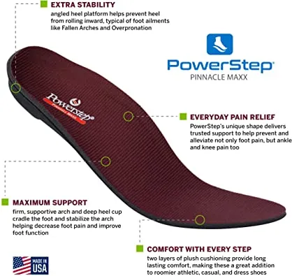 Powerstep Pinnacle Maxx Full Length #PSPM