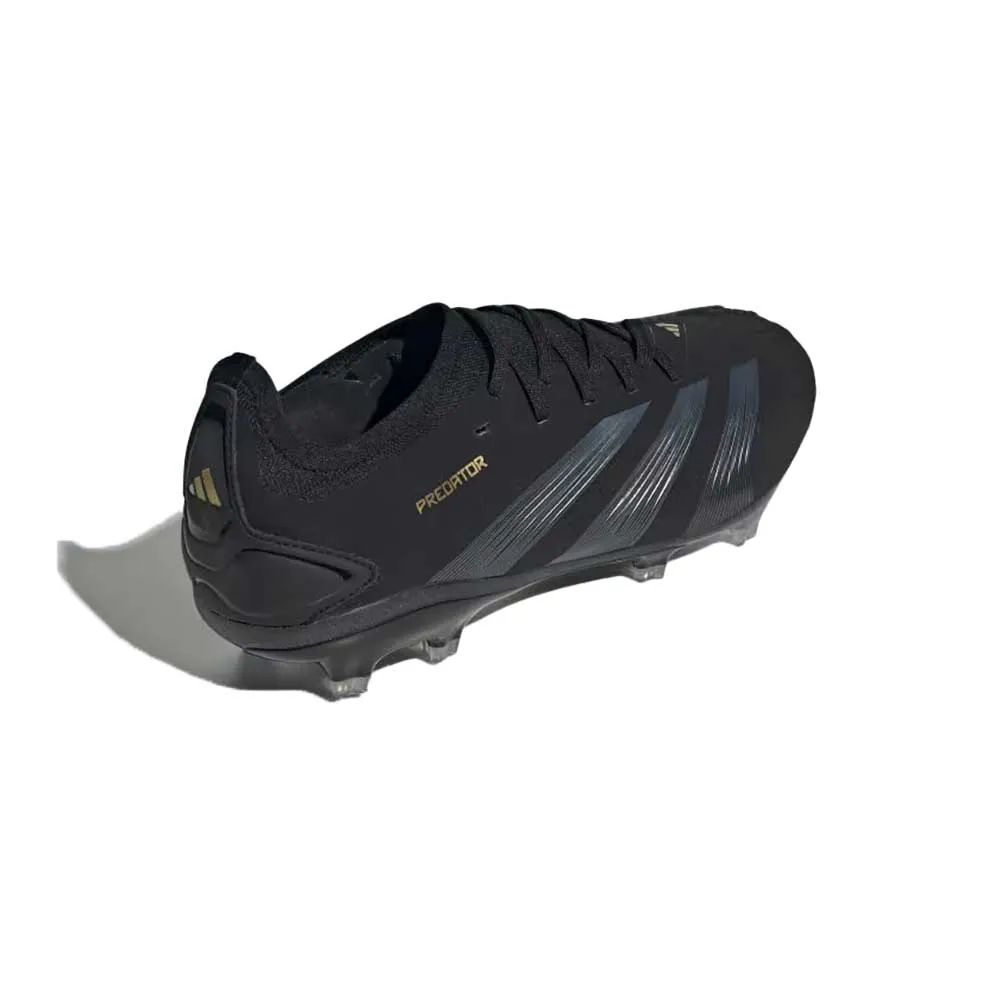 Predator Pro FG Soccer Cleats - Core Black/Carbon/Gold Metallic - Regular (D)
