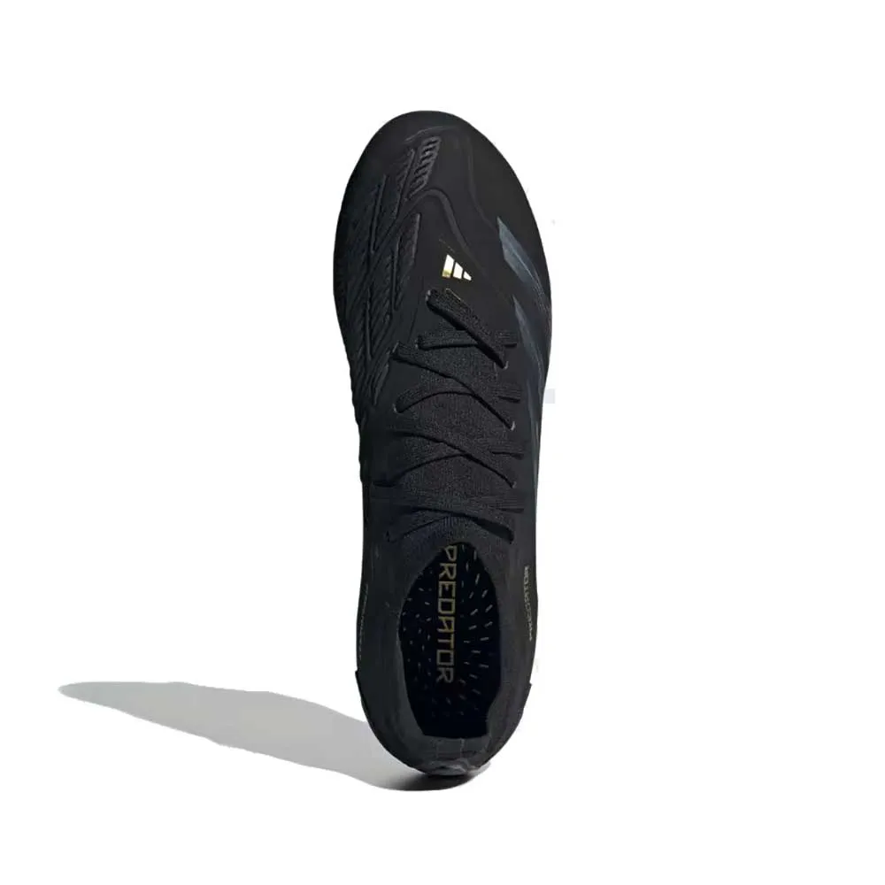 Predator Pro FG Soccer Cleats - Core Black/Carbon/Gold Metallic - Regular (D)