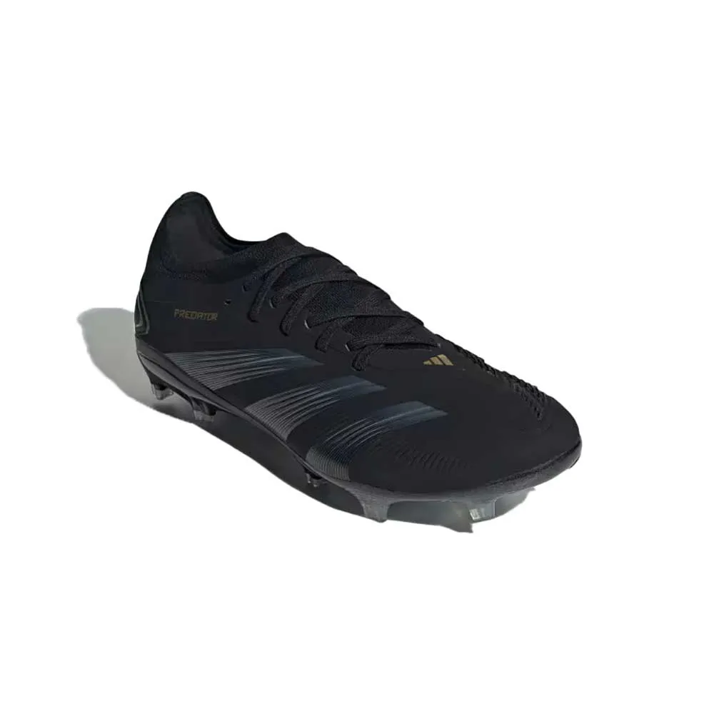 Predator Pro FG Soccer Cleats - Core Black/Carbon/Gold Metallic - Regular (D)