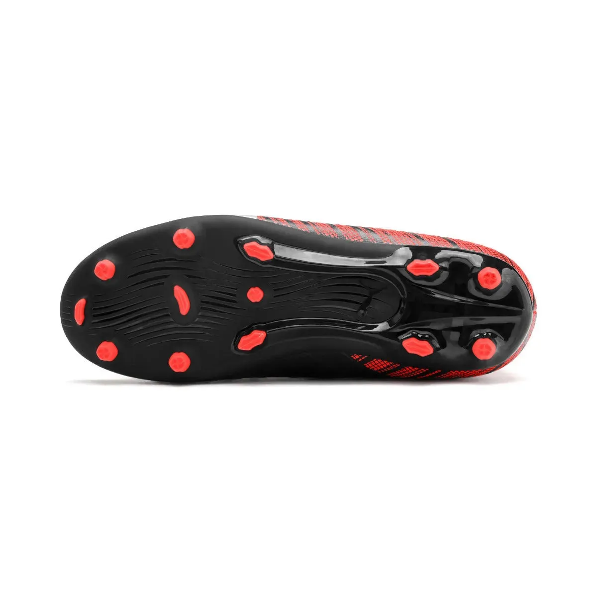 Puma JR ONE 5.4 FG - Silver-Red