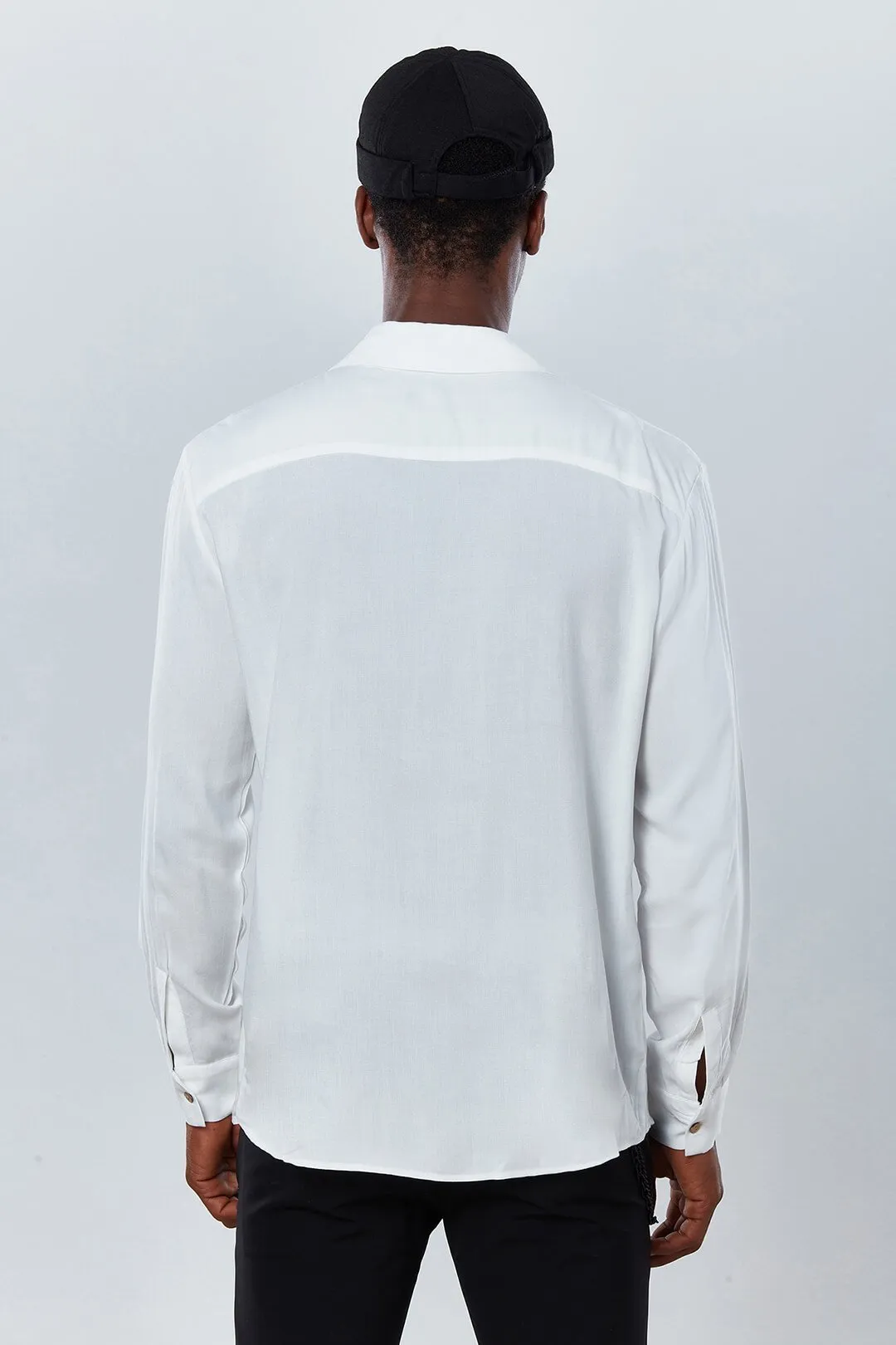 Pure White Long Sleeve Shirt - Dear Deer