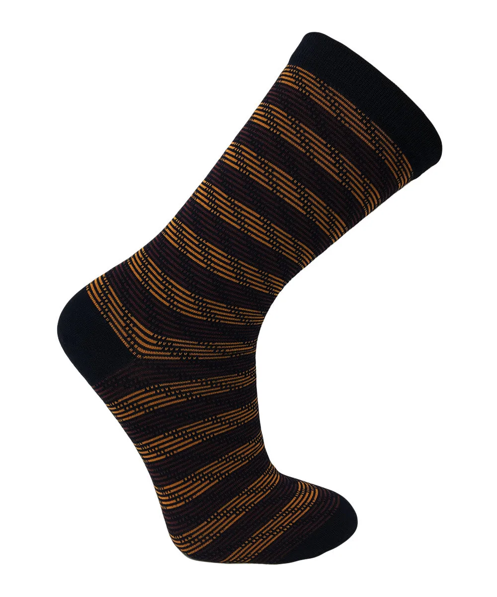 "Striped" Bamboo Socks by Vagden-Medium