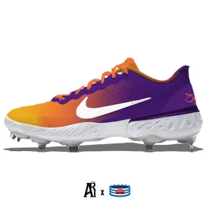"Sunset" Nike Alpha Huarache Elite 3 Low Cleats