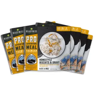 ReadyWise - Pro Adventure Meal Homestyle Biscuits & Gravy with Sausage - 6 Pack
