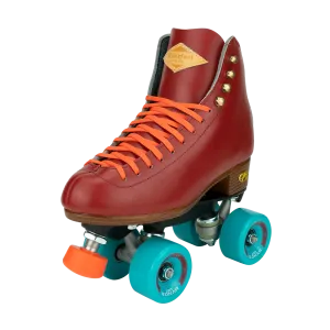 Riedell Crew Med Crimson Roller Skates