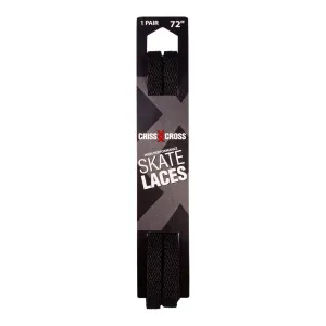 Riedell Criss Cross Skate Laces Skinny 3/8" Width - Black
