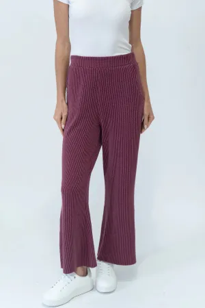 SIX FIFTY | DOLAN TEXTURED PANTS IN BURGUNDY