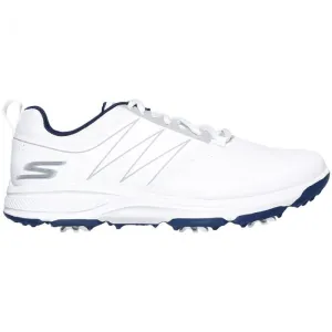 Skechers Go Golf Torque Spiked Waterproof Shoes - White/Navy