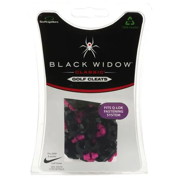 Soft spikes Black Widow Cleats Fastening System