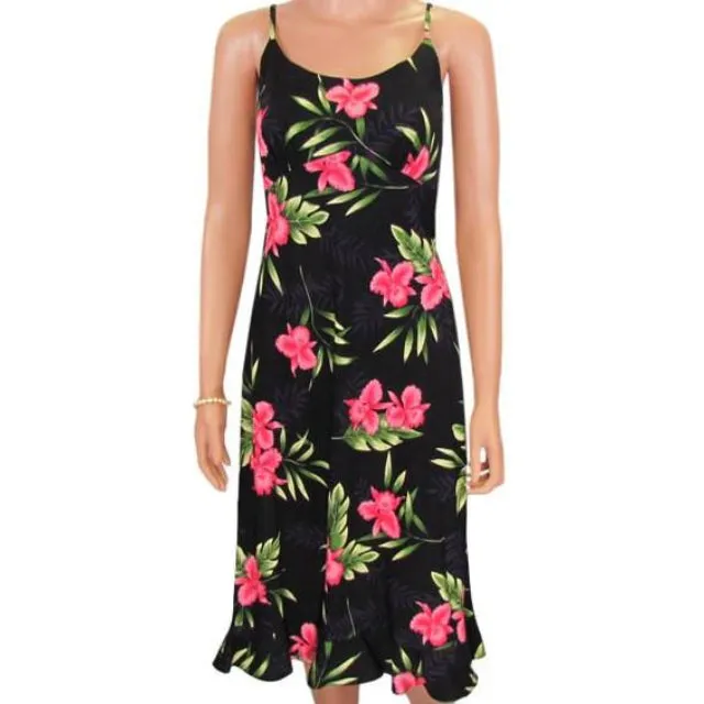 Spaghetti Strap Summer Floral Print Dress