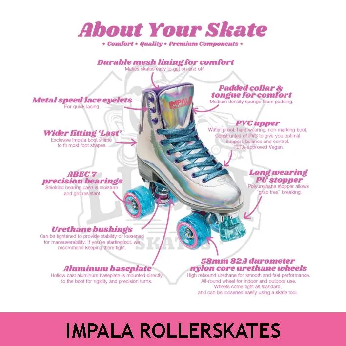 Starbright Impala Roller Skates