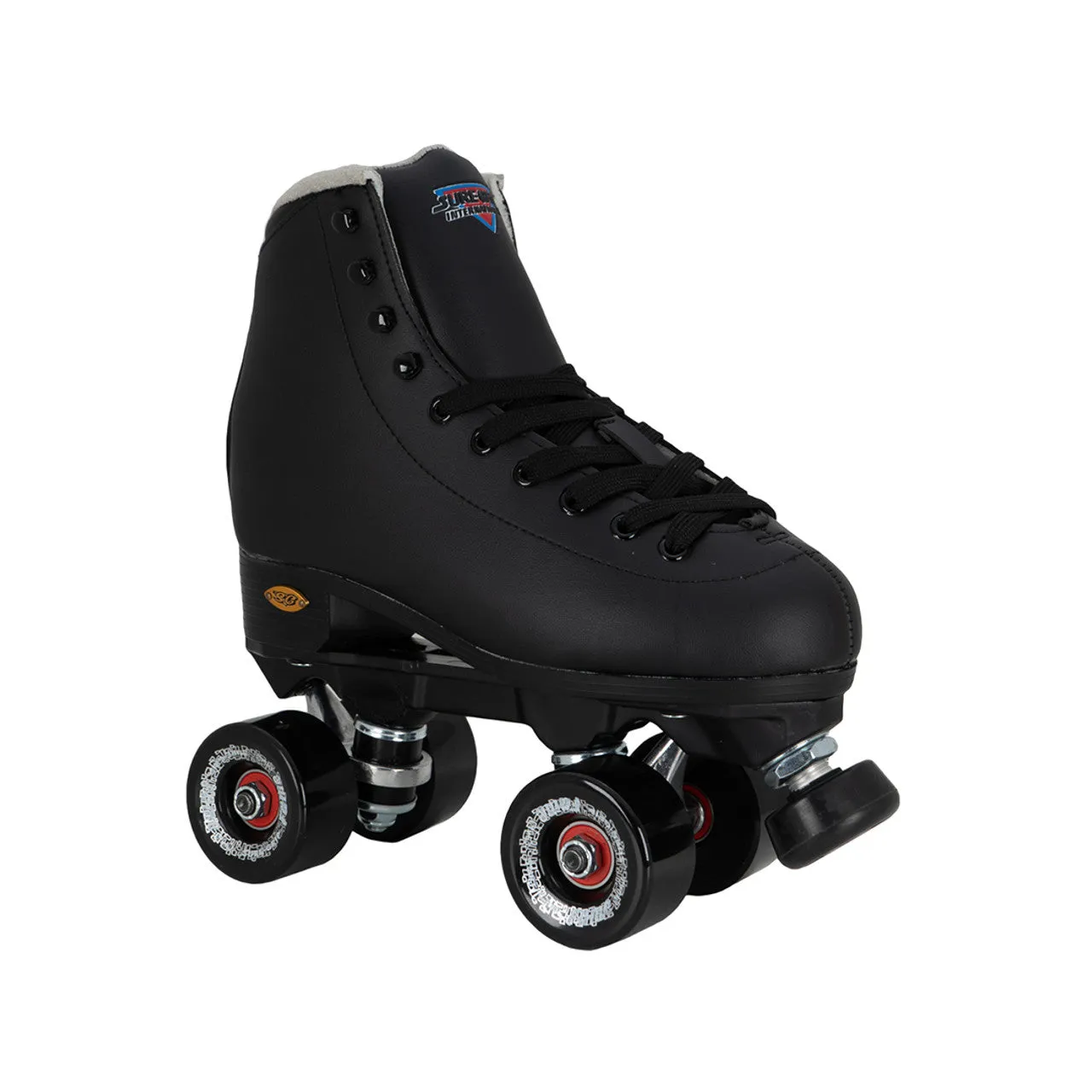Sure-Grip Fame Black Roller Skates