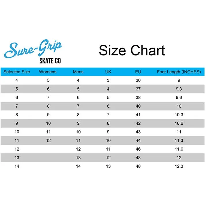 Sure-Grip Fame White Outdoor Roller Skates