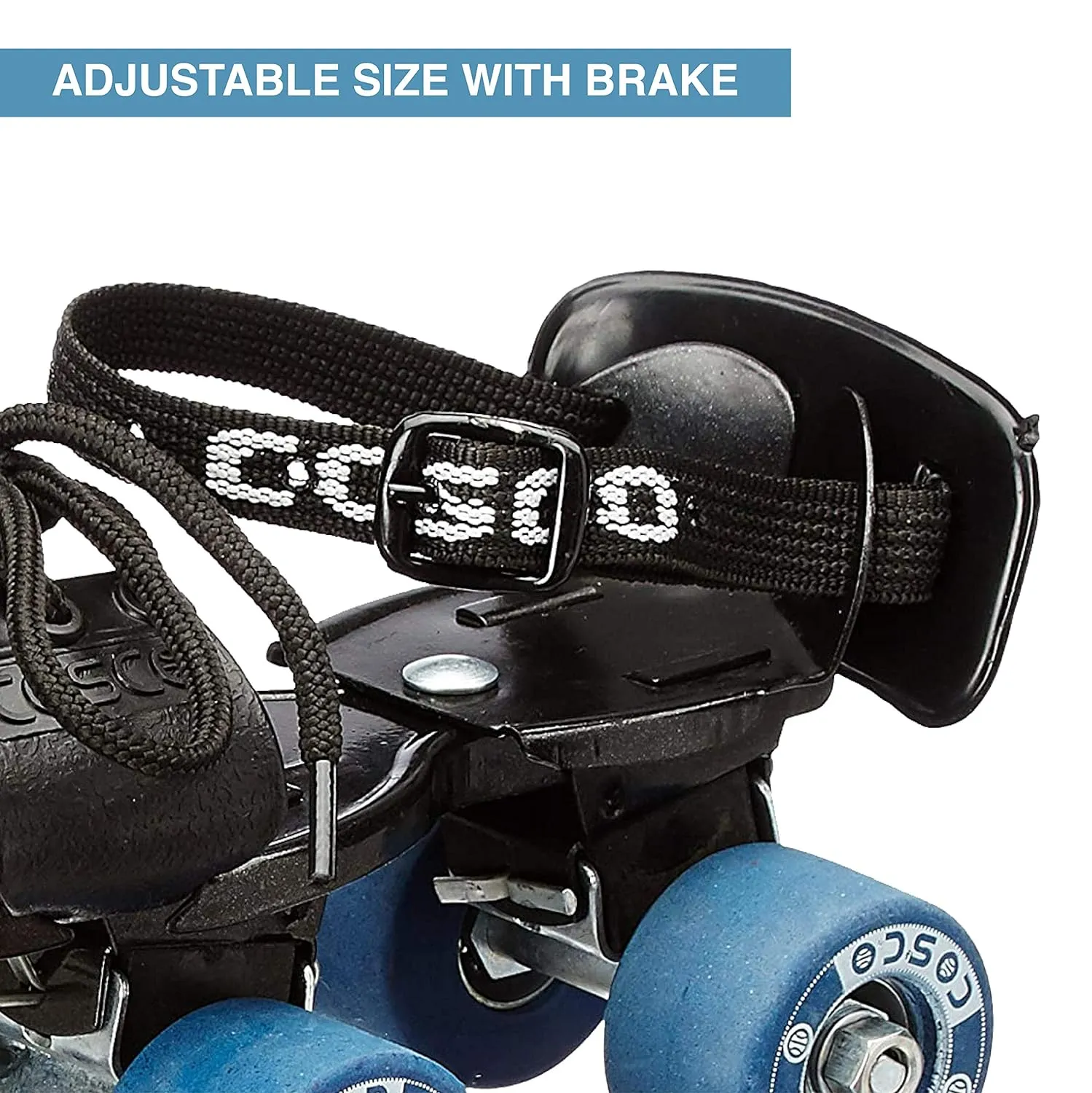 Tenacity Super Jr. (16.5 19.5 Cm) Age Group (3 6 Years) Quad Roller Skates Size 8 11 Uk (Blue)