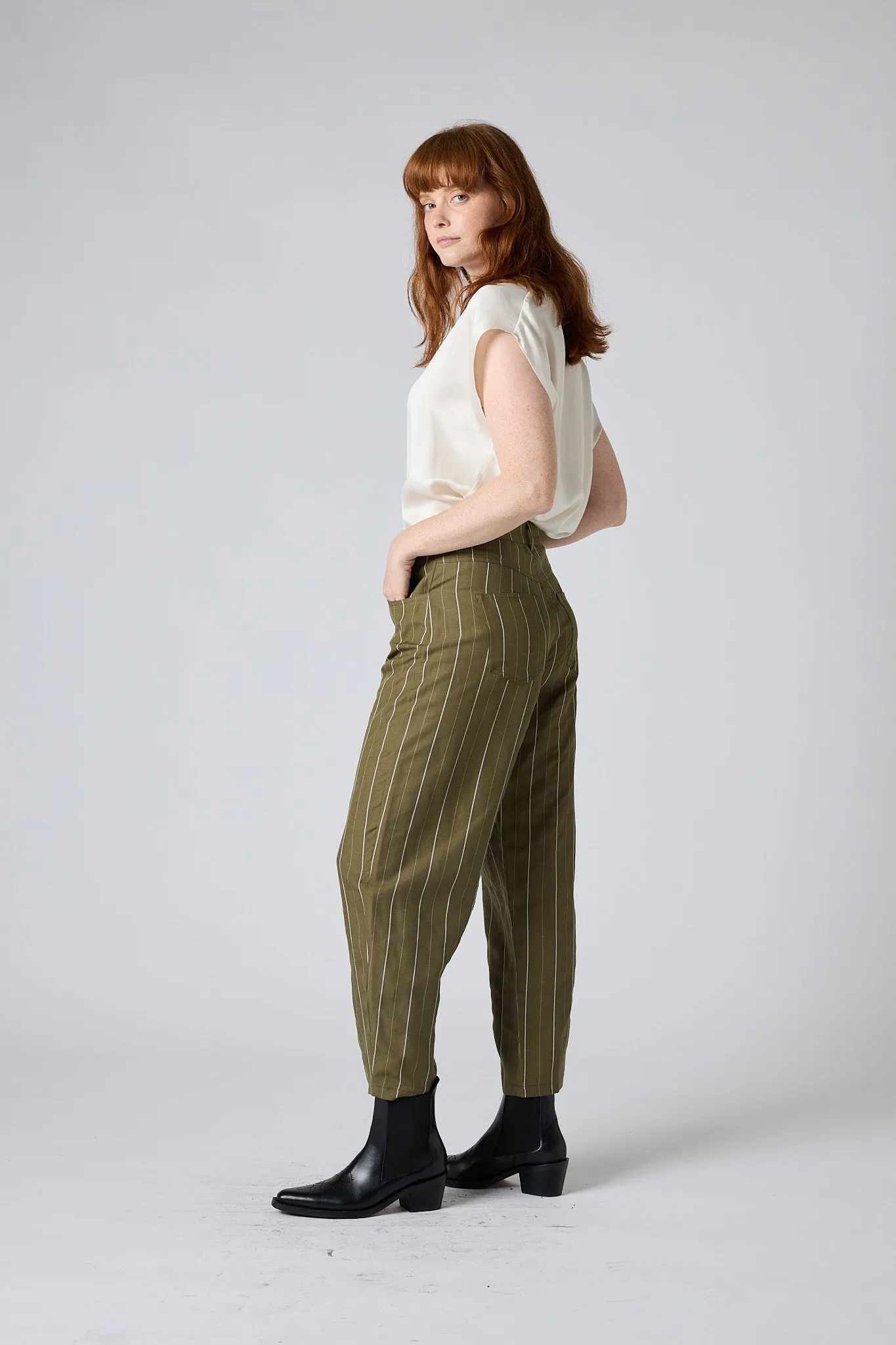 The Barrel Leg Pants