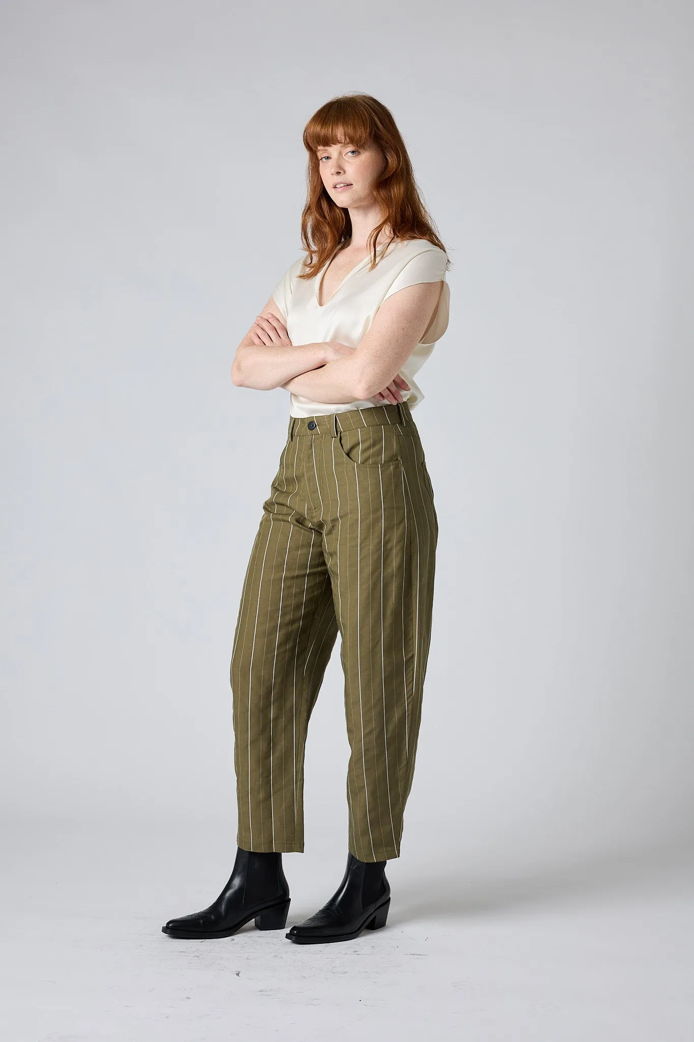 The Barrel Leg Pants