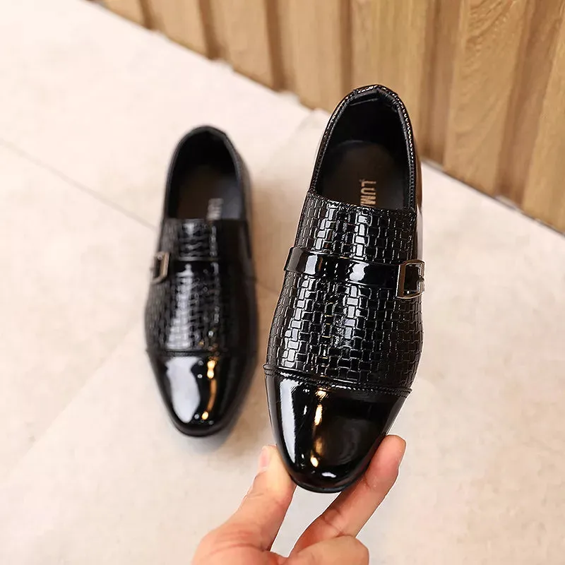 Toddlers Boys Fashion Leather Dress Shoes