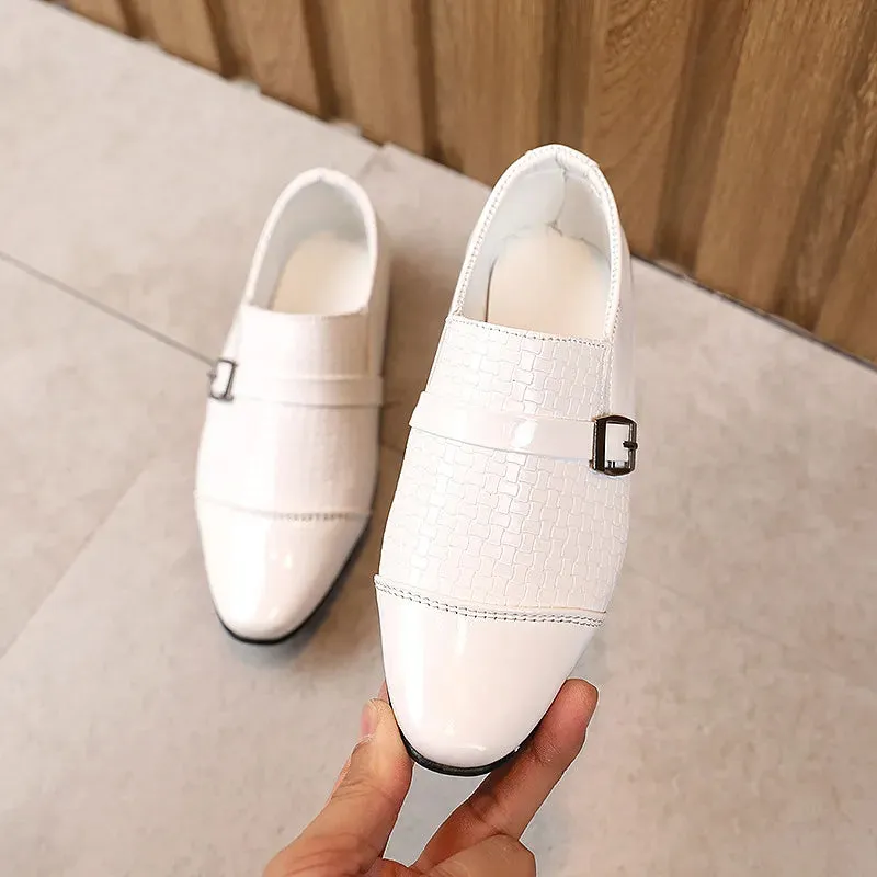 Toddlers Boys Fashion Leather Dress Shoes