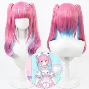Virtual YouTuber Minato Aqua Minato Aqua Maid Dress Cosplay Wig