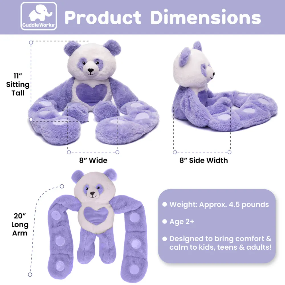Weighted Plush Panda Hugger
