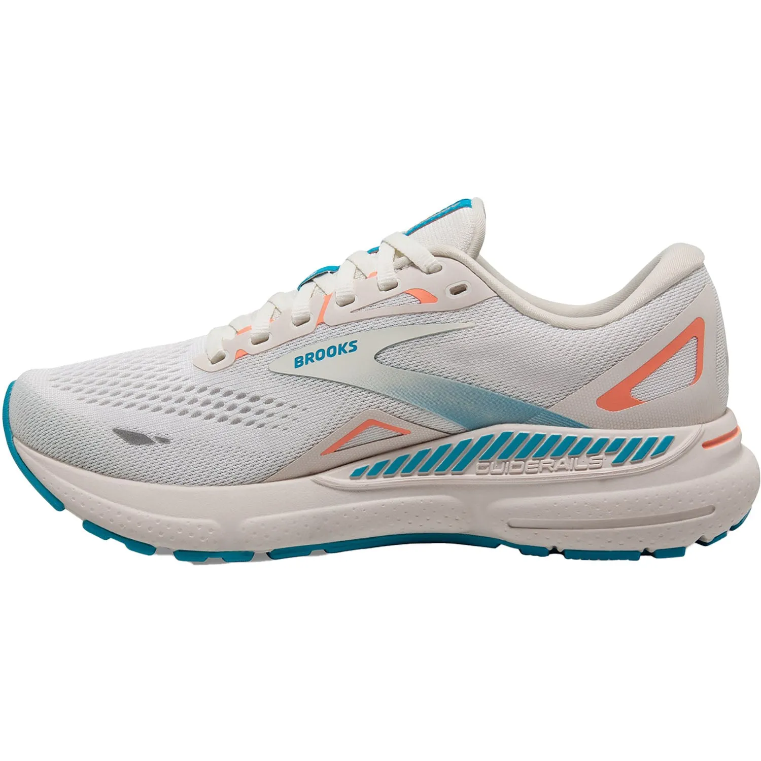 Women's Brooks Adrenaline GTS 23 Coconut/Papaya/Blue Mesh